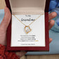 Grandma - Heart of Gold - Forever Love Necklace - Give Smiles Away