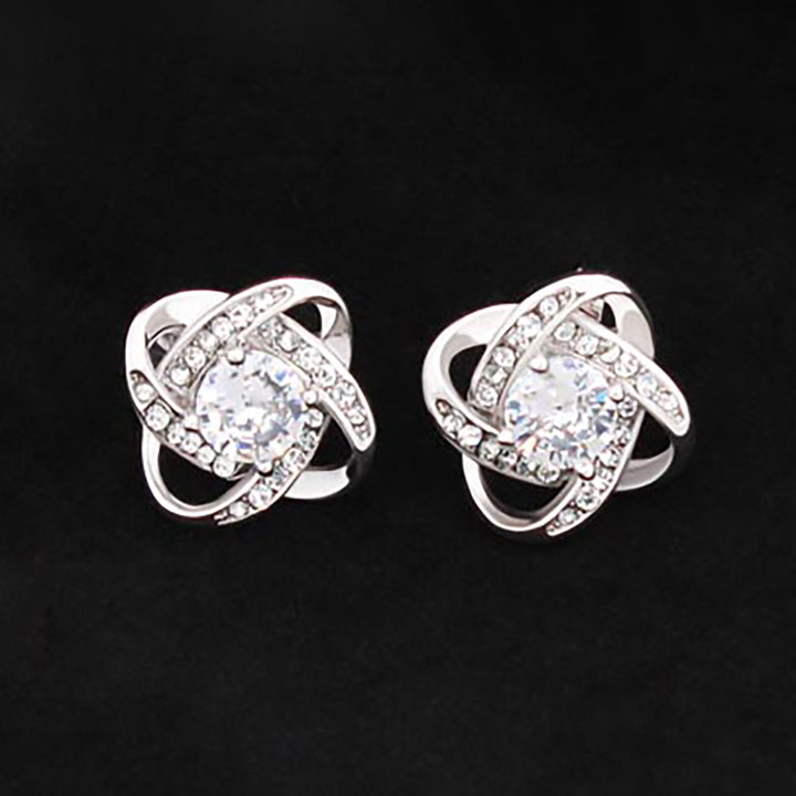 Love Knot Stud Earrings - Give Smiles Away