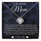 Beautiful Mom Love Knot Necklace - Give Smiles Away