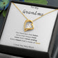 Grandma - Heart of Gold - Forever Love Necklace - Give Smiles Away